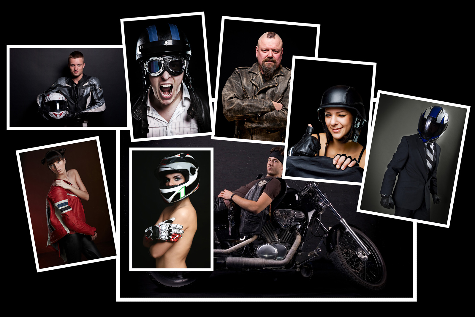 Image manipulation - bikers campaign 1 initial photos